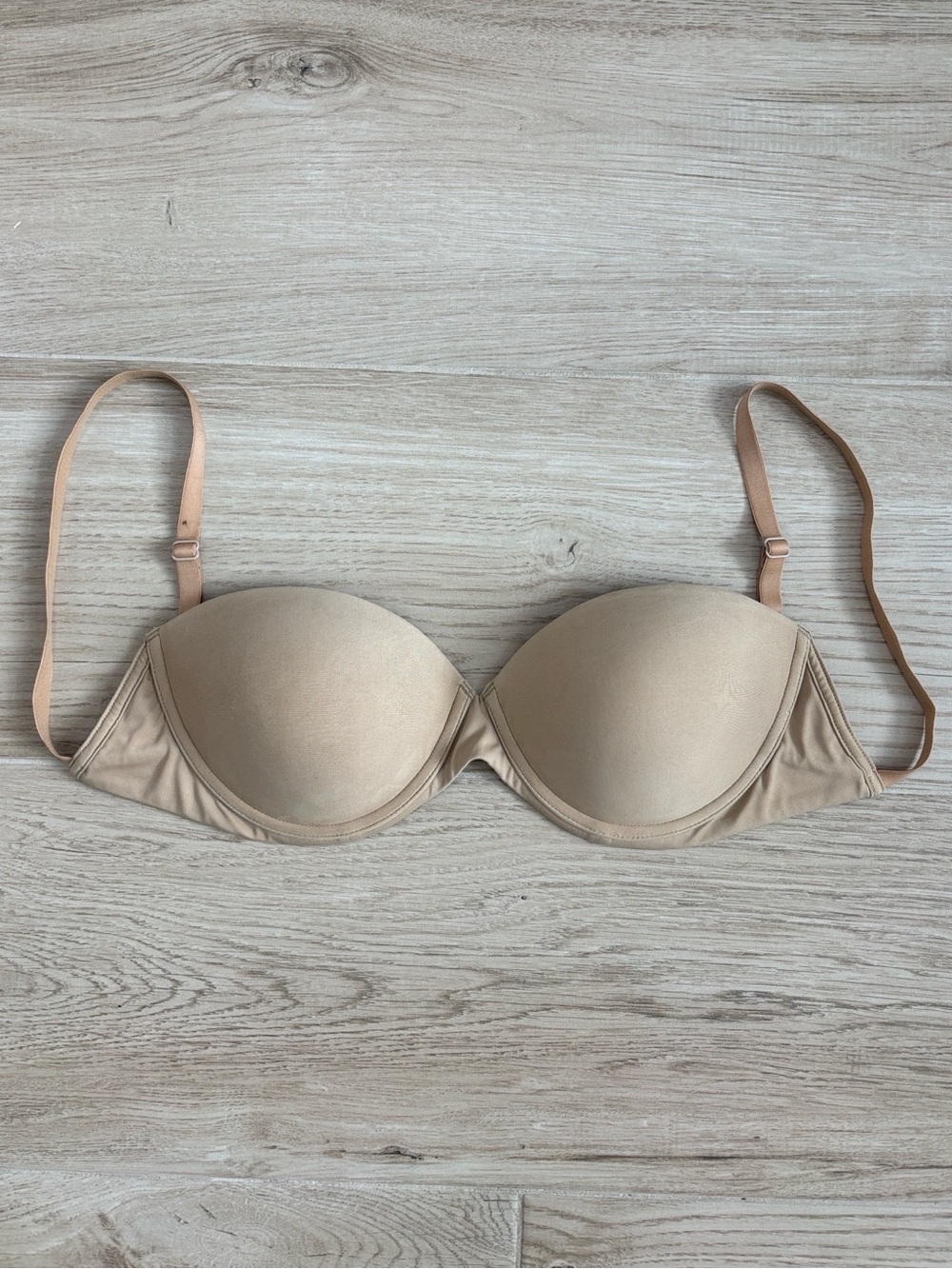 Maidenform Backless Underwire Bra Nude Tan Style 7445 Size 38C